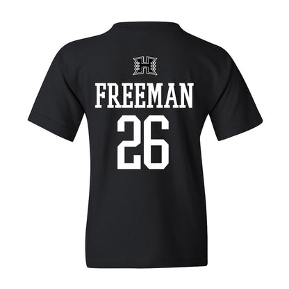 Hawaii - NCAA Football : Deliyon Freeman - Youth T-Shirt