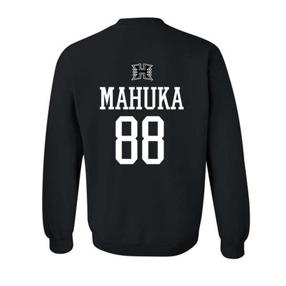 Hawaii - NCAA Football : Kayde Mahuka - Crewneck Sweatshirt