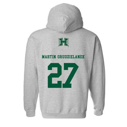 Hawaii - NCAA Baseball : Brody Martin-Grudzielanek - Classic Shersey Hooded Sweatshirt-1