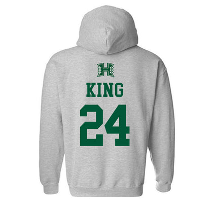 Hawaii - NCAA Football : Devyn King - Classic Shersey Hooded Sweatshirt-1