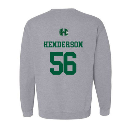 Hawaii - NCAA Football : Boogie Henderson - Classic Shersey Crewneck Sweatshirt-1