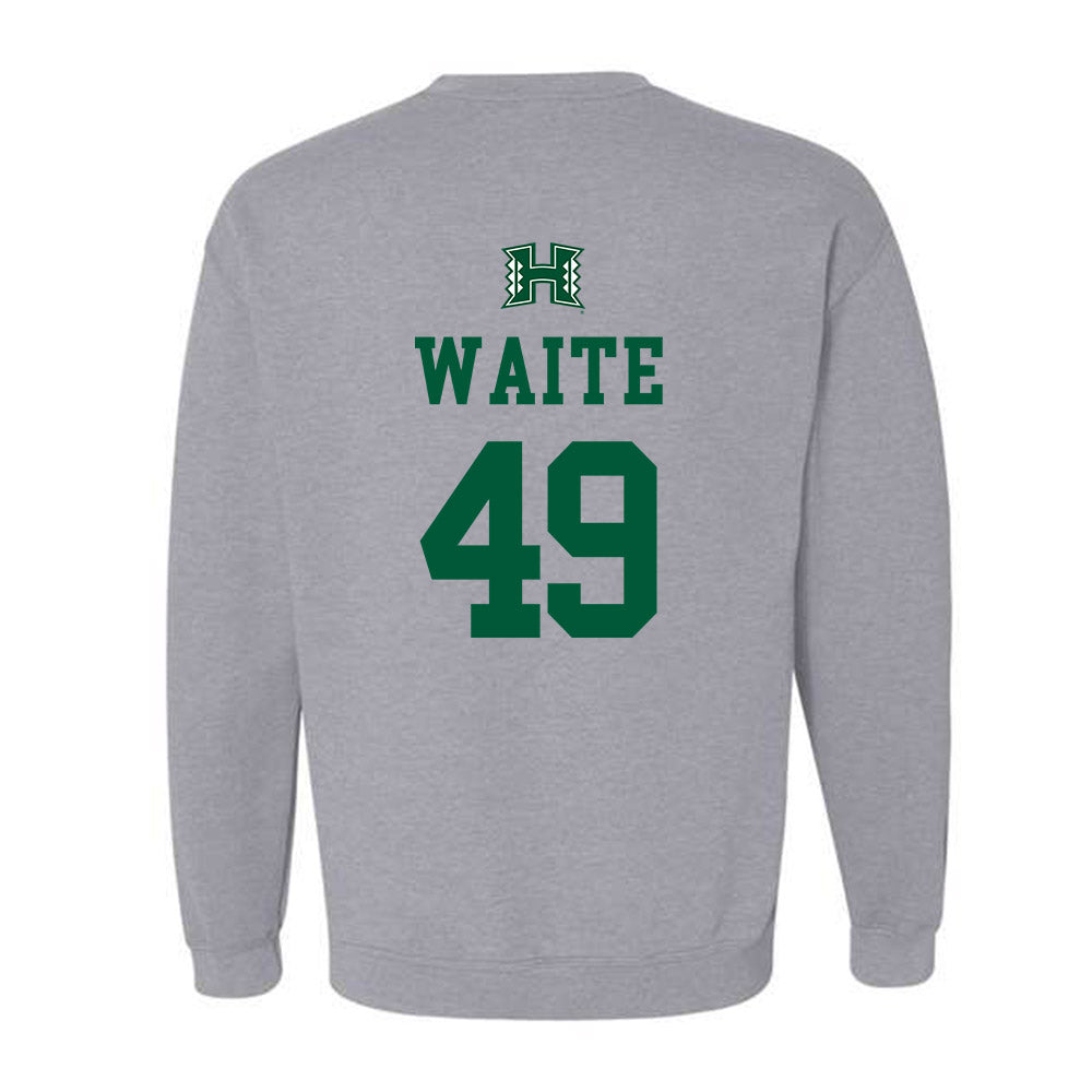 Hawaii - NCAA Baseball : Dylan Waite - Classic Shersey Crewneck Sweatshirt-1