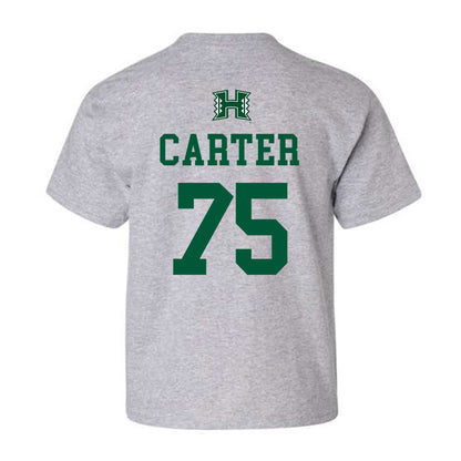 Hawaii - NCAA Football : Kaleb Carter - Youth T-Shirt