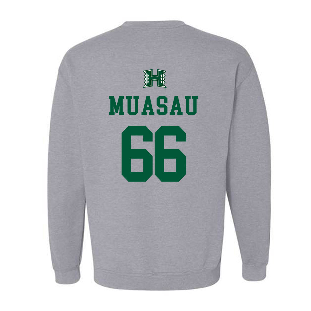 Hawaii - NCAA Football : Sergio Muasau - Classic Shersey Crewneck Sweatshirt