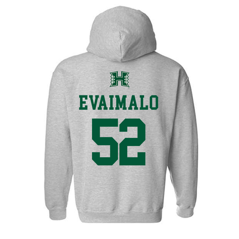 Hawaii - NCAA Football : Ezra Evaimalo - Hooded Sweatshirt