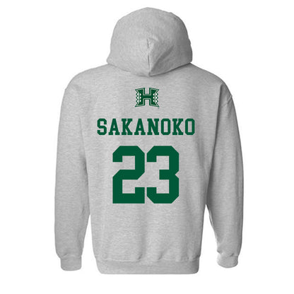 Hawaii - NCAA Men's Volleyball : Louis Sakanoko - Classic Shersey Hooded Sweatshirt-1