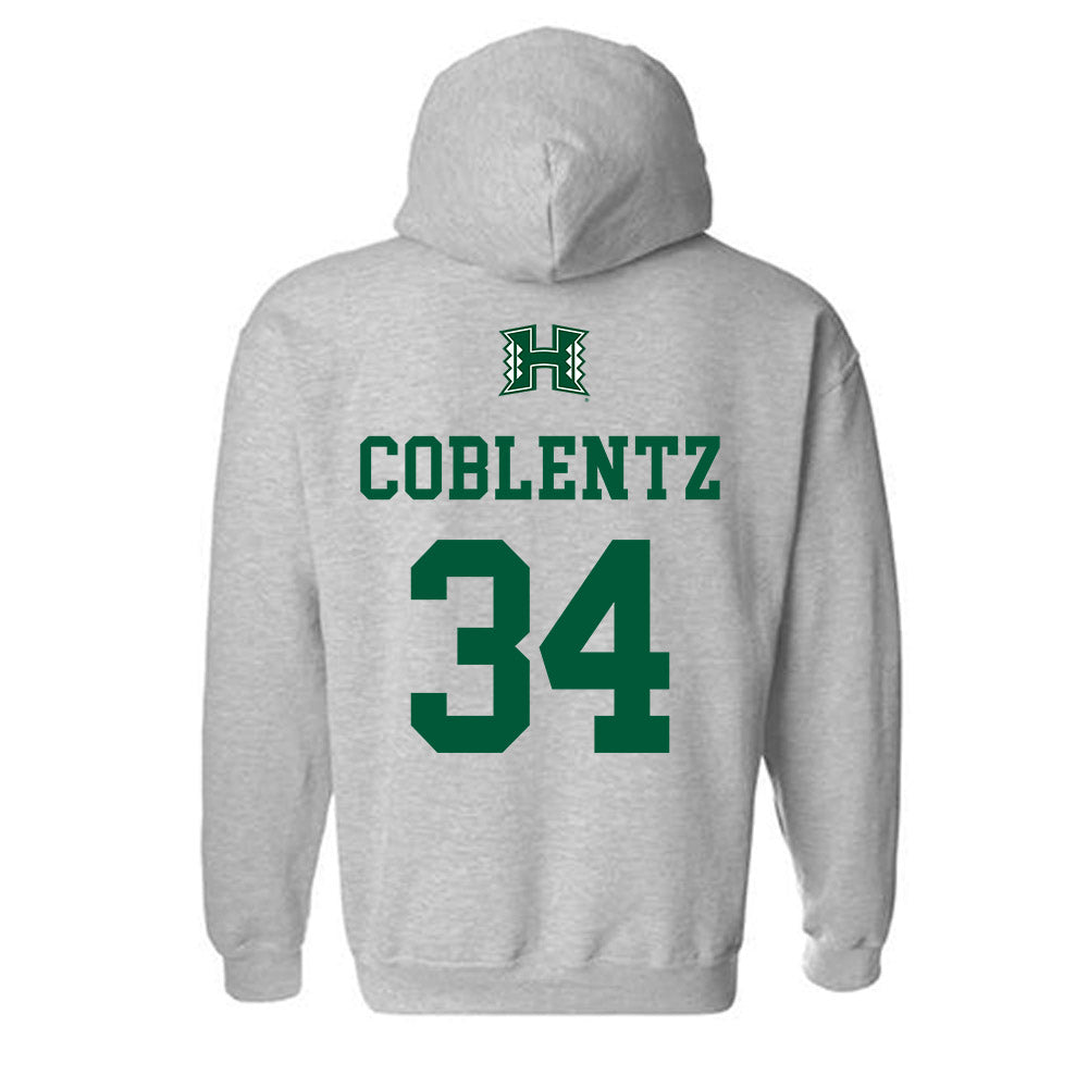 Hawaii - NCAA Softball : Emerson Coblentz - Classic Shersey Hooded Sweatshirt-1