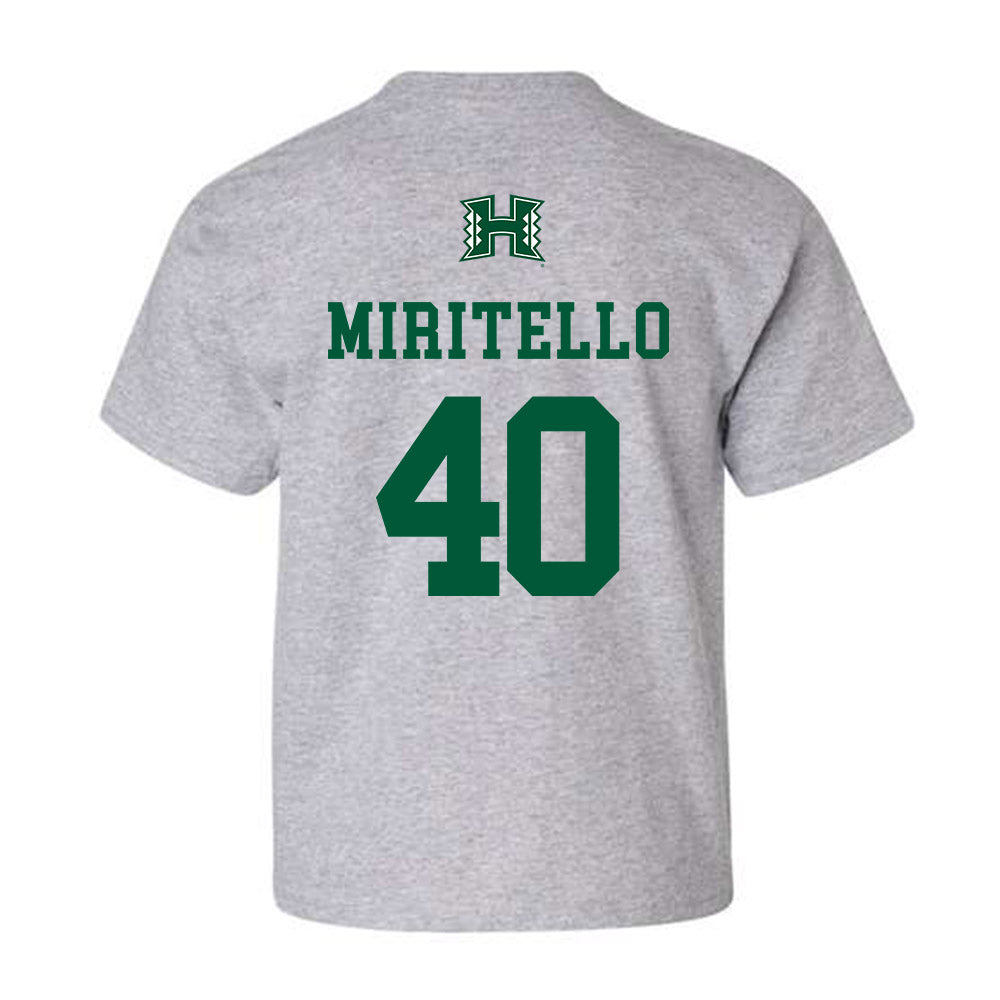 Hawaii - NCAA Baseball : Kyler Miritello - Classic Shersey Youth T-Shirt