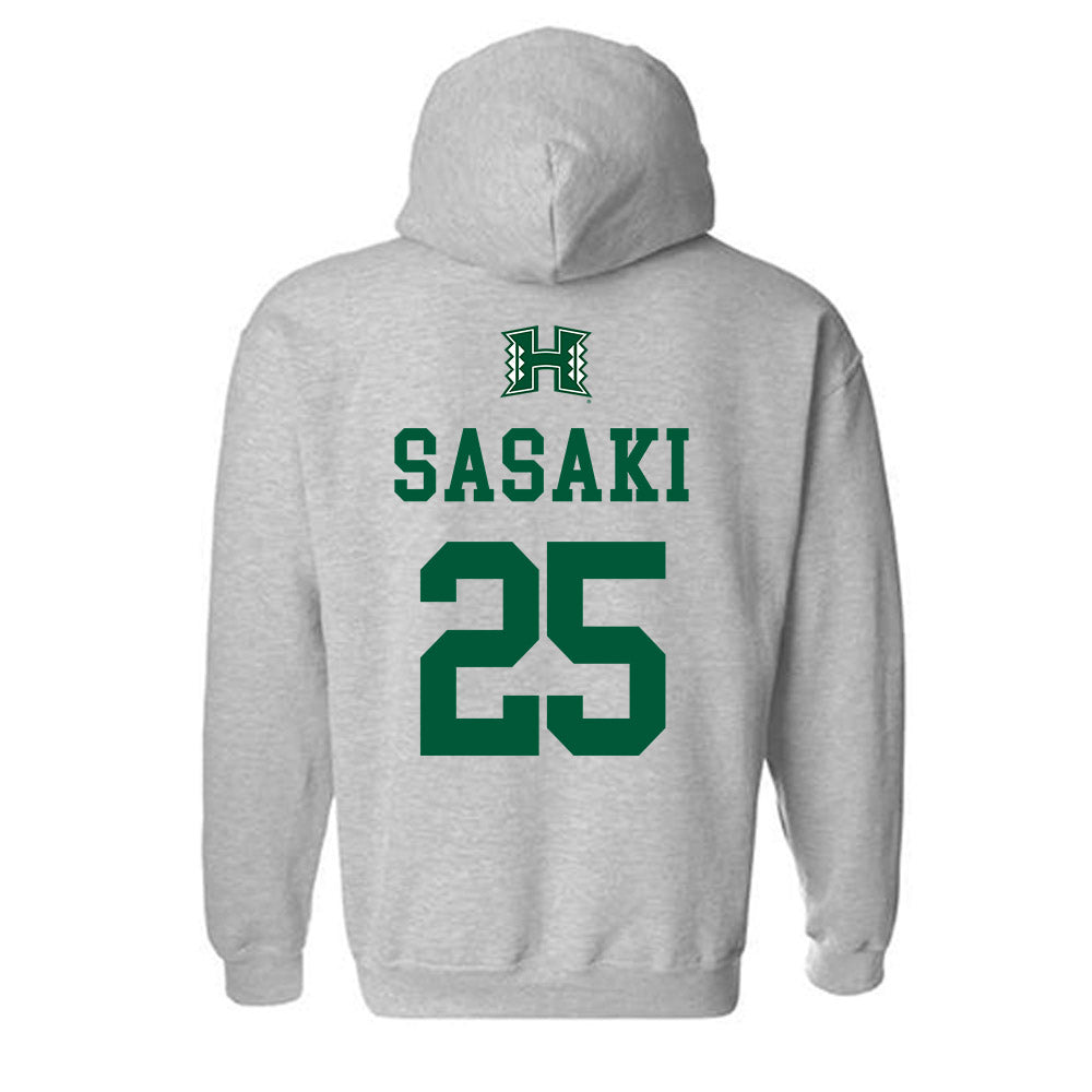 Hawaii - NCAA Softball : Abby Sasaki - Classic Shersey Hooded Sweatshirt-1