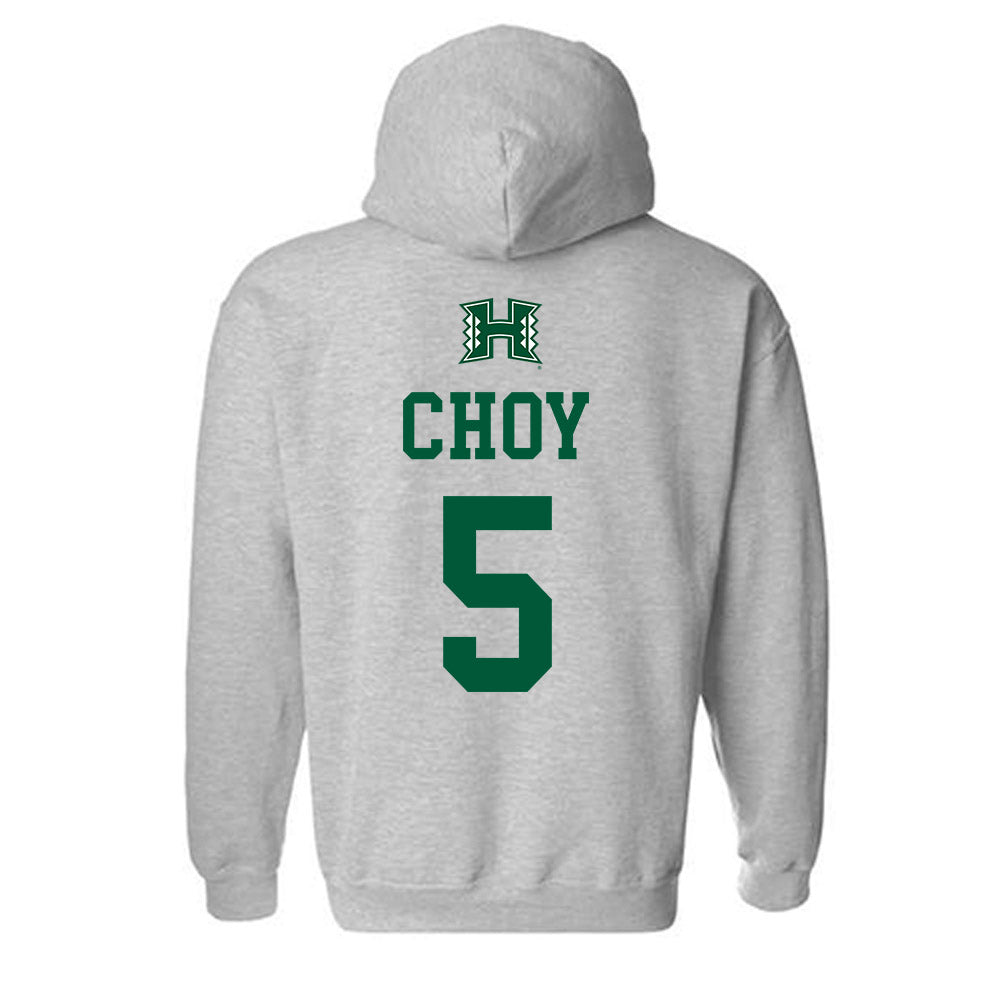 Hawaii - NCAA Men's Volleyball : Eleu Choy - Classic Shersey Hooded Sweatshirt-1