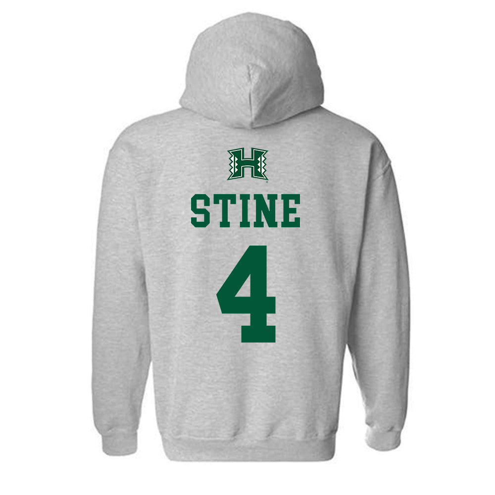 Hawaii - NCAA Football : Cameron Stine - Hooded Sweatshirt