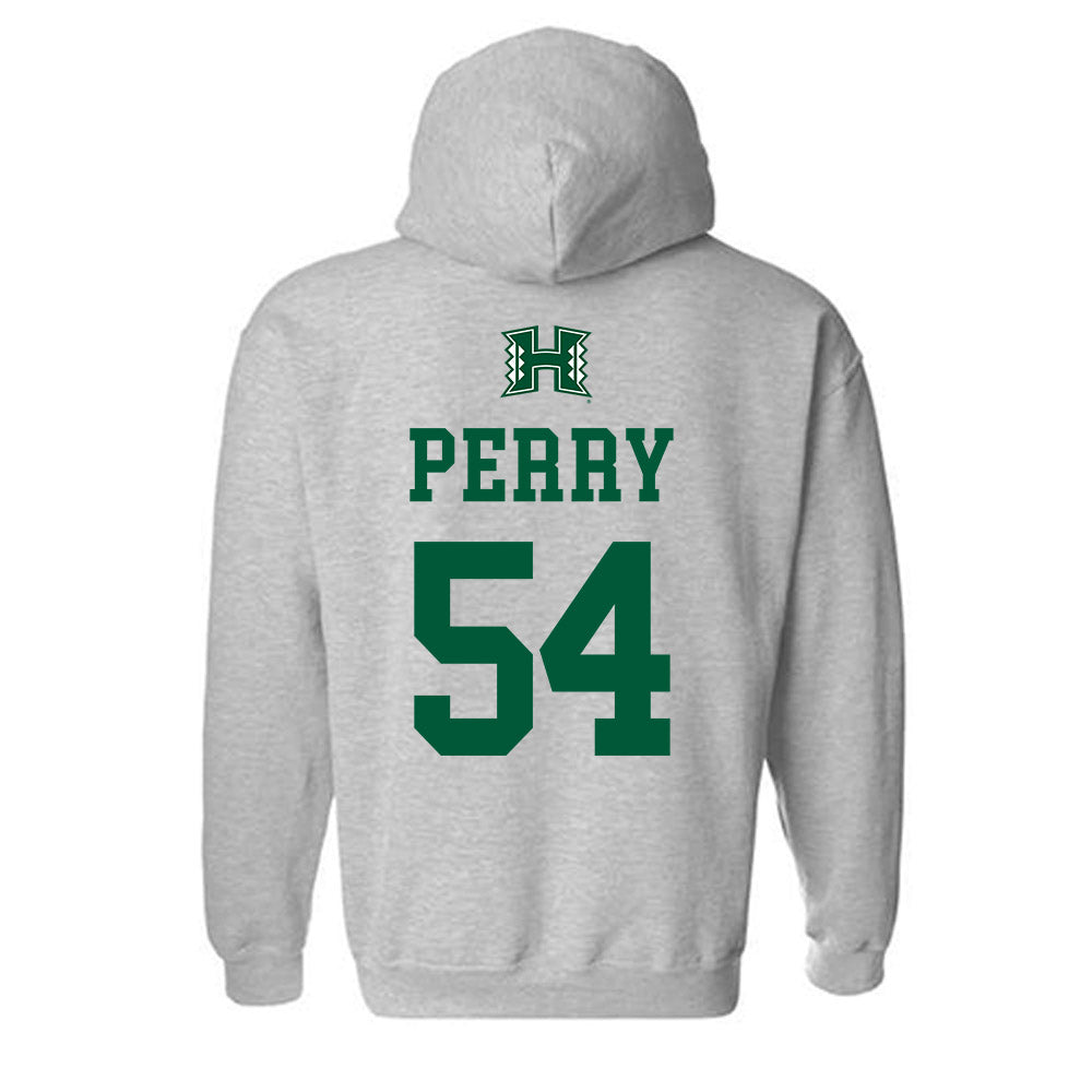 Hawaii - NCAA Football : Christian Perry - Hooded Sweatshirt