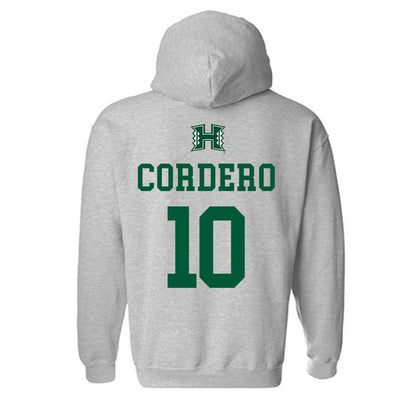 Hawaii - NCAA Football : David Cordero - Classic Shersey Hooded Sweatshirt-1