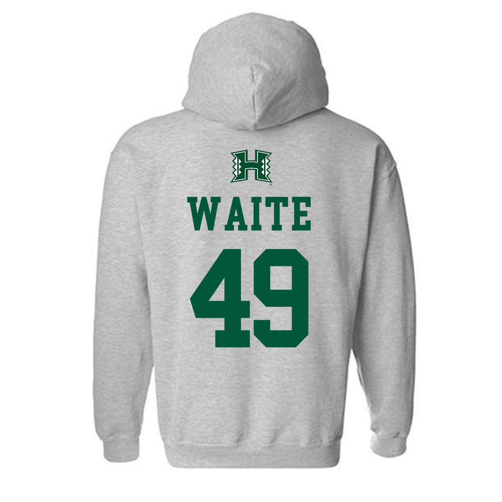 Hawaii - NCAA Baseball : Dylan Waite - Classic Shersey Hooded Sweatshirt-1