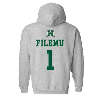 Hawaii - NCAA Women's Basketball : Kira-May Filemu - Classic Shersey Hooded Sweatshirt-1