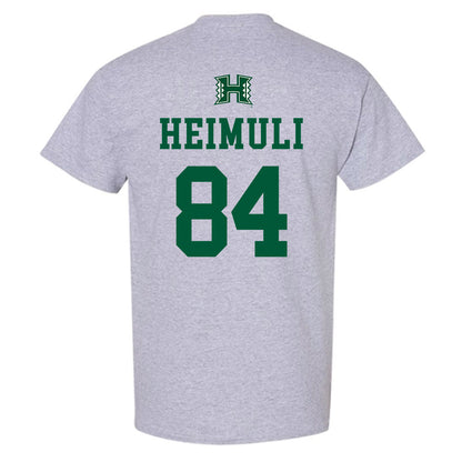 Hawaii - NCAA Football : Jarvis Heimuli - Classic Shersey T-Shirt-1