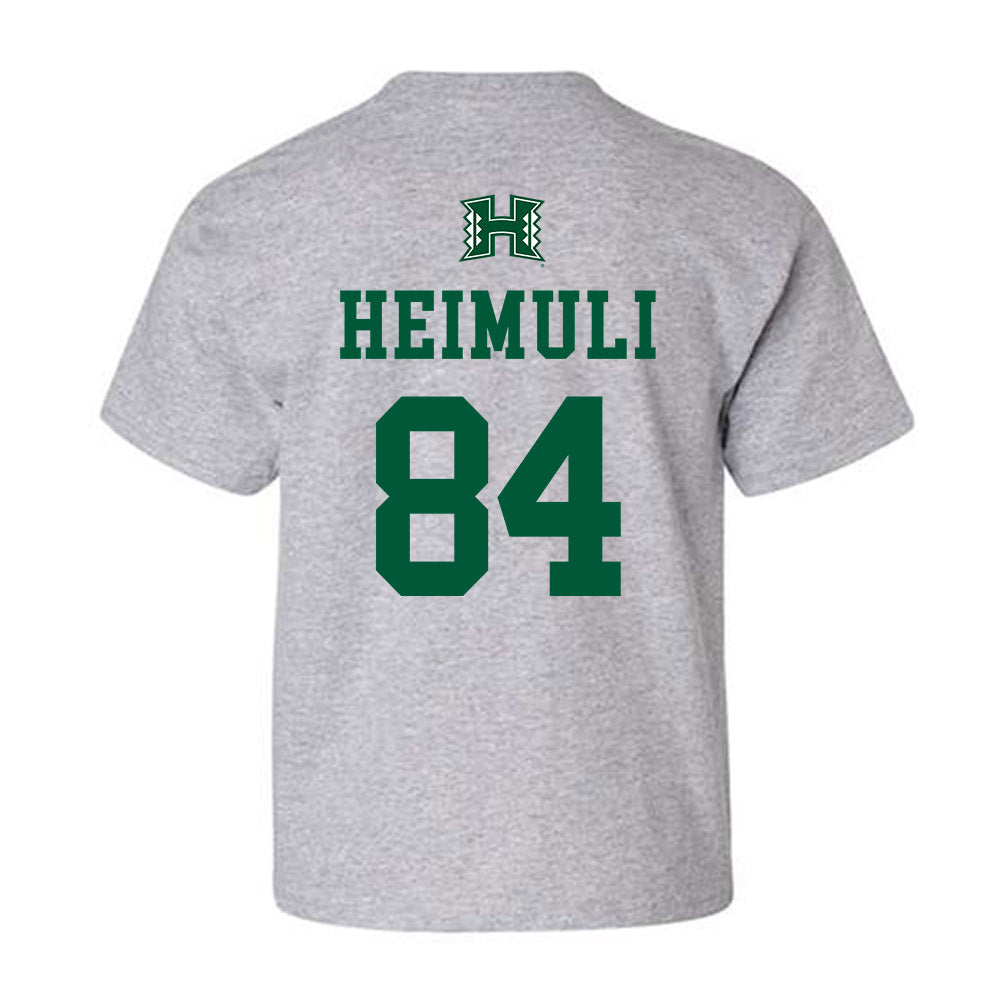 Hawaii - NCAA Football : Jarvis Heimuli - Classic Shersey Youth T-Shirt-1