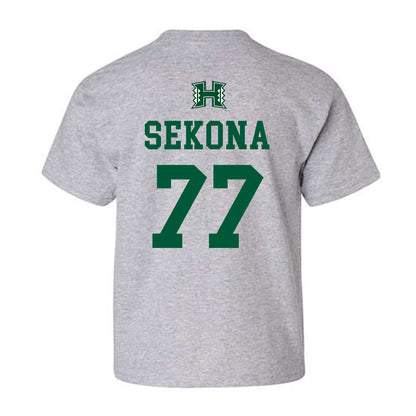 Hawaii - NCAA Football : Jamar Sekona - Classic Shersey Youth T-Shirt-1