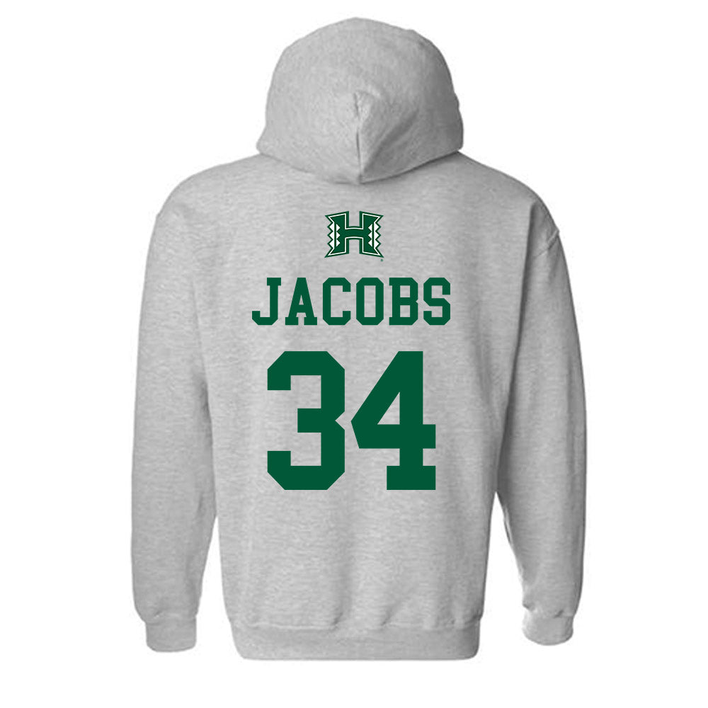 Hawaii - NCAA Men's Basketball : Tajon Akira Jacobs - Classic Shersey Hooded Sweatshirt