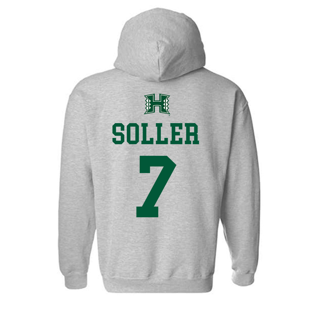 Hawaii - NCAA Softball : Kiani Soller - Classic Shersey Hooded Sweatshirt-1