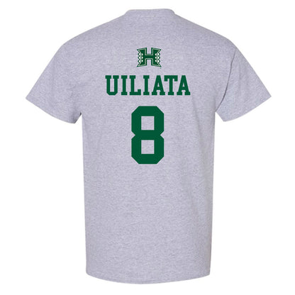 Hawaii - NCAA Football : Liatama Uiliata - Classic Shersey T-Shirt-1