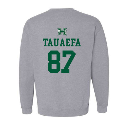 Hawaii - NCAA Football : Devon Tauaefa - Classic Shersey Crewneck Sweatshirt-1