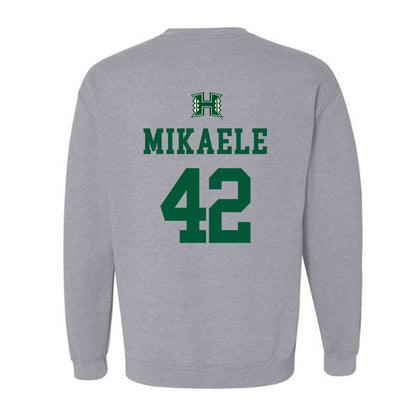 Hawaii - NCAA Football : Sitani Mikaele - Classic Shersey Crewneck Sweatshirt-1