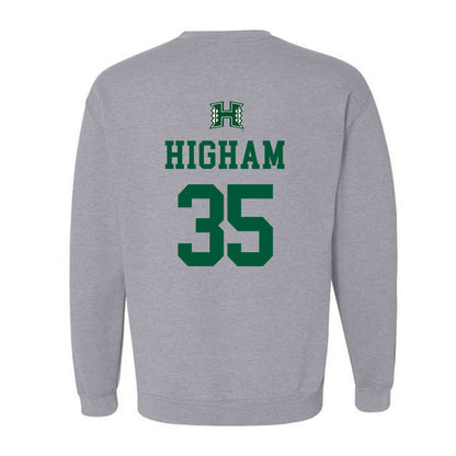 Hawaii - NCAA Football : Hunter Higham - Crewneck Sweatshirt