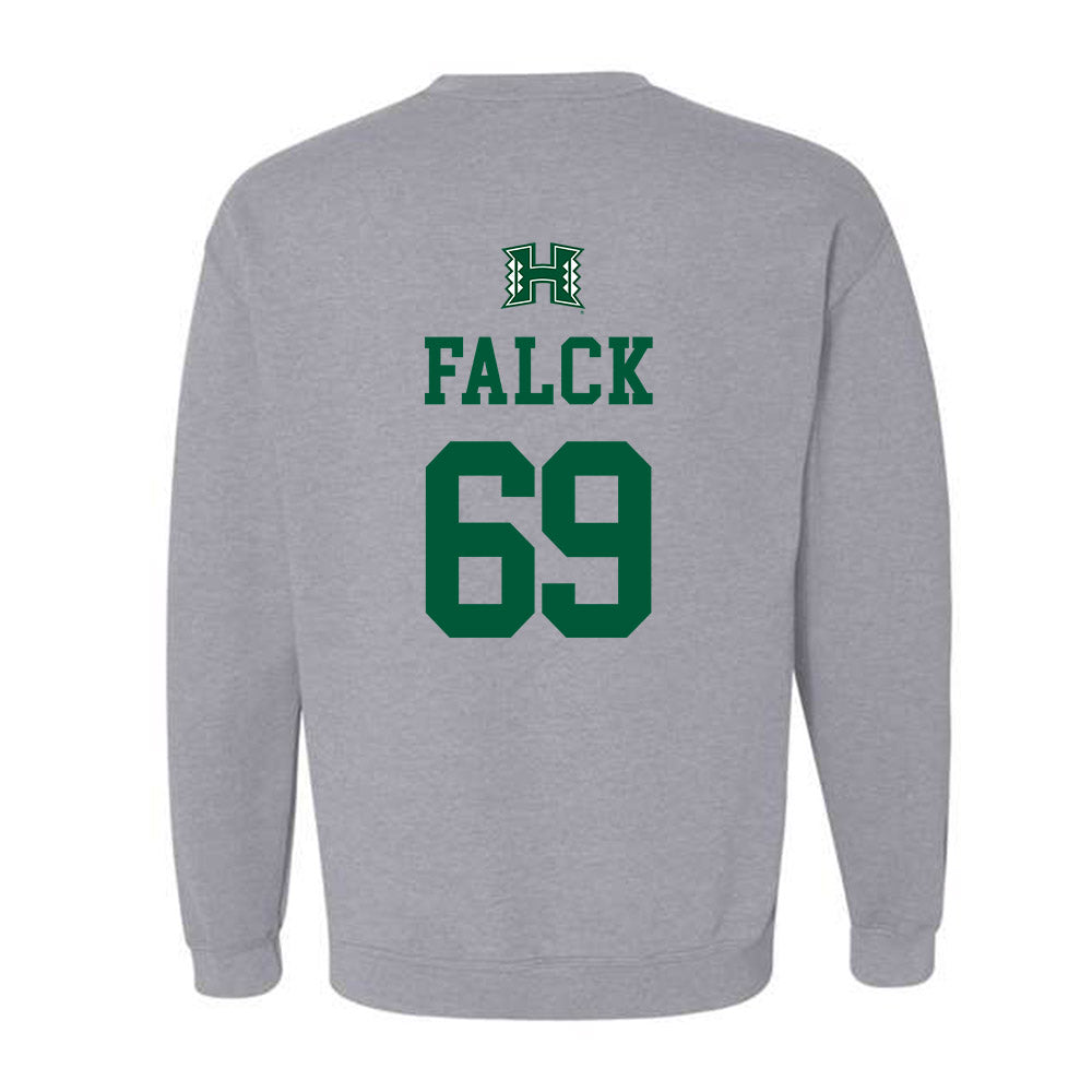 Hawaii - NCAA Football : Ben Falck - Crewneck Sweatshirt