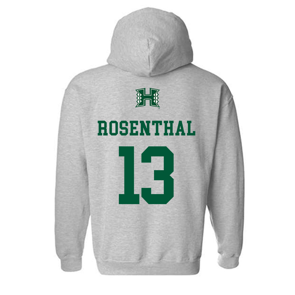 Hawaii - NCAA Men's Volleyball : Tread Rosenthal - Classic Shersey Hooded Sweatshirt-1