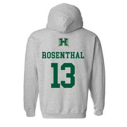 Hawaii - NCAA Men's Volleyball : Tread Rosenthal - Classic Shersey Hooded Sweatshirt-1