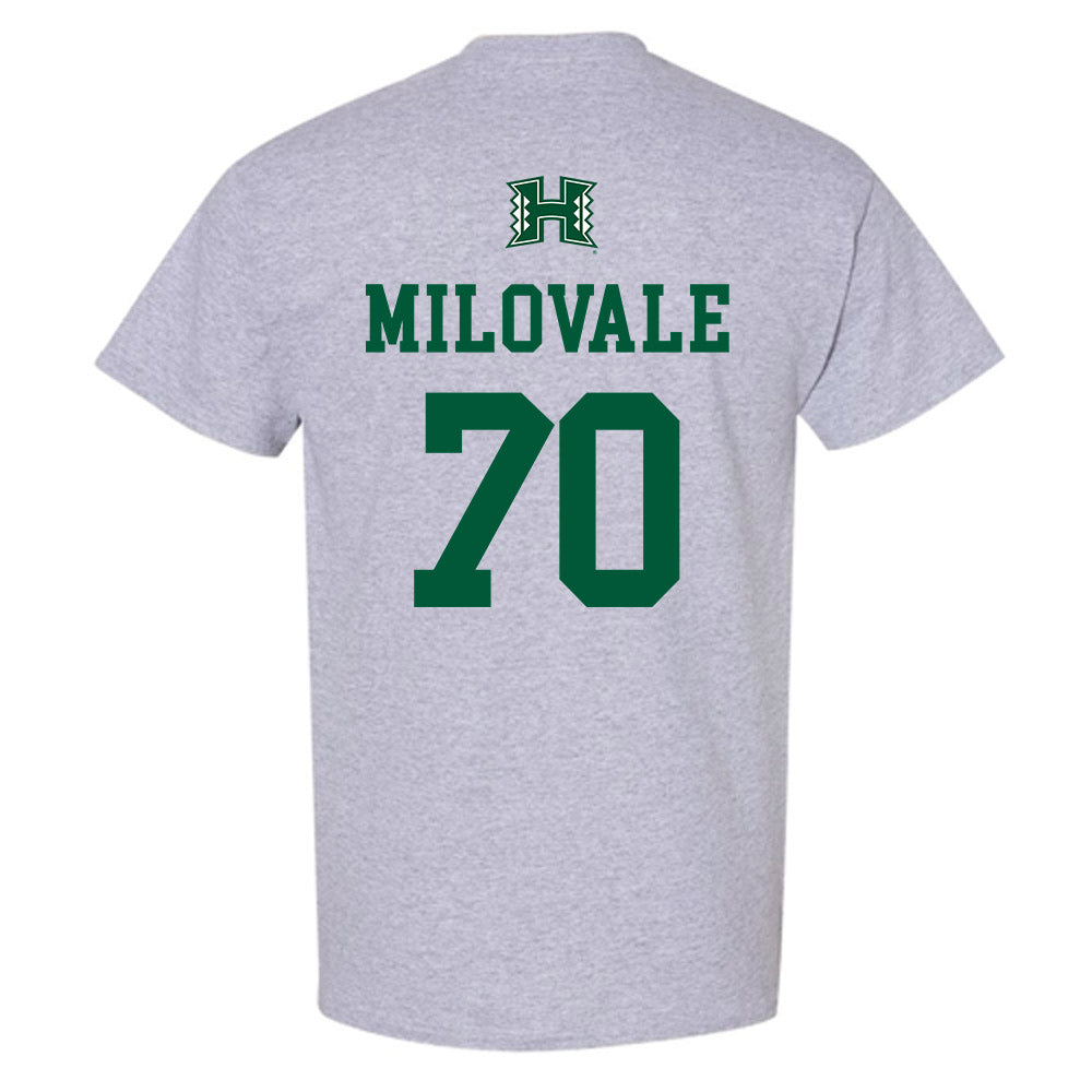 Hawaii - NCAA Footballl : James Milovale - T-Shirt