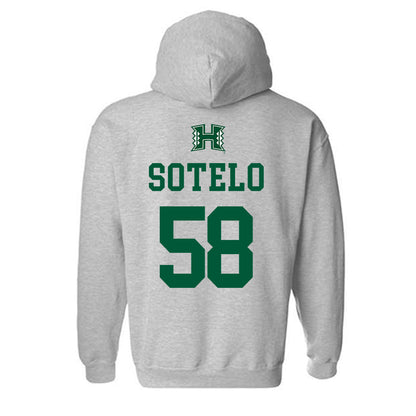 Hawaii - NCAA Football : Zhen-keith Sotelo - Classic Shersey Hooded Sweatshirt-1