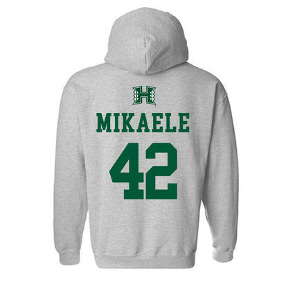 Hawaii - NCAA Football : Sitani Mikaele - Classic Shersey Hooded Sweatshirt-1