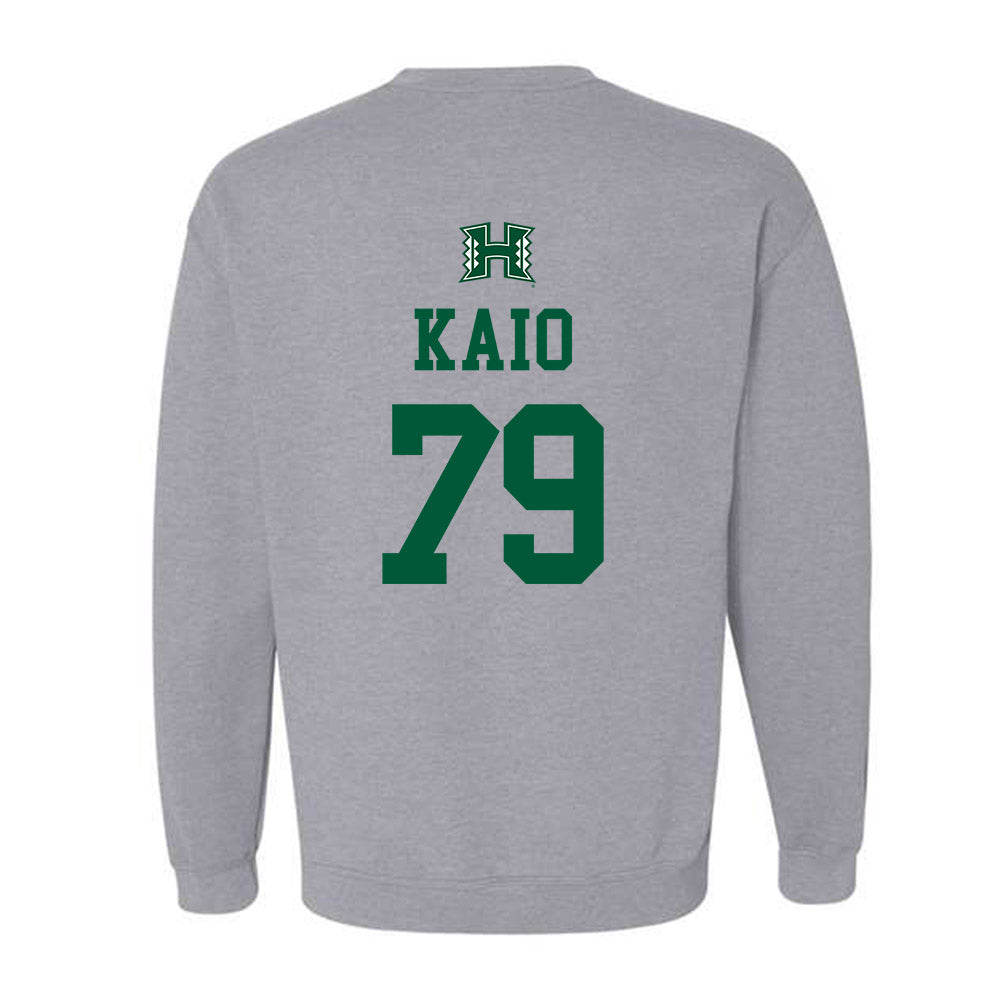 Hawaii - NCAA Football : Judah Kaio - Classic Shersey Crewneck Sweatshirt-1