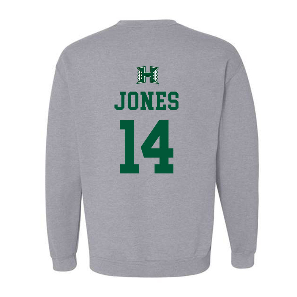 Hawaii - NCAA Football : Jaheim Jones - Crewneck Sweatshirt