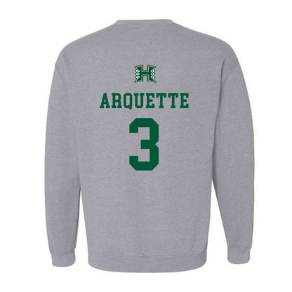 Hawaii - NCAA Women's Volleyball : Adrianna Arquette - Classic Shersey Crewneck Sweatshirt-1