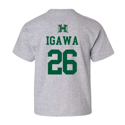 Hawaii - NCAA Baseball : Jacob Igawa - Classic Shersey Youth T-Shirt-1