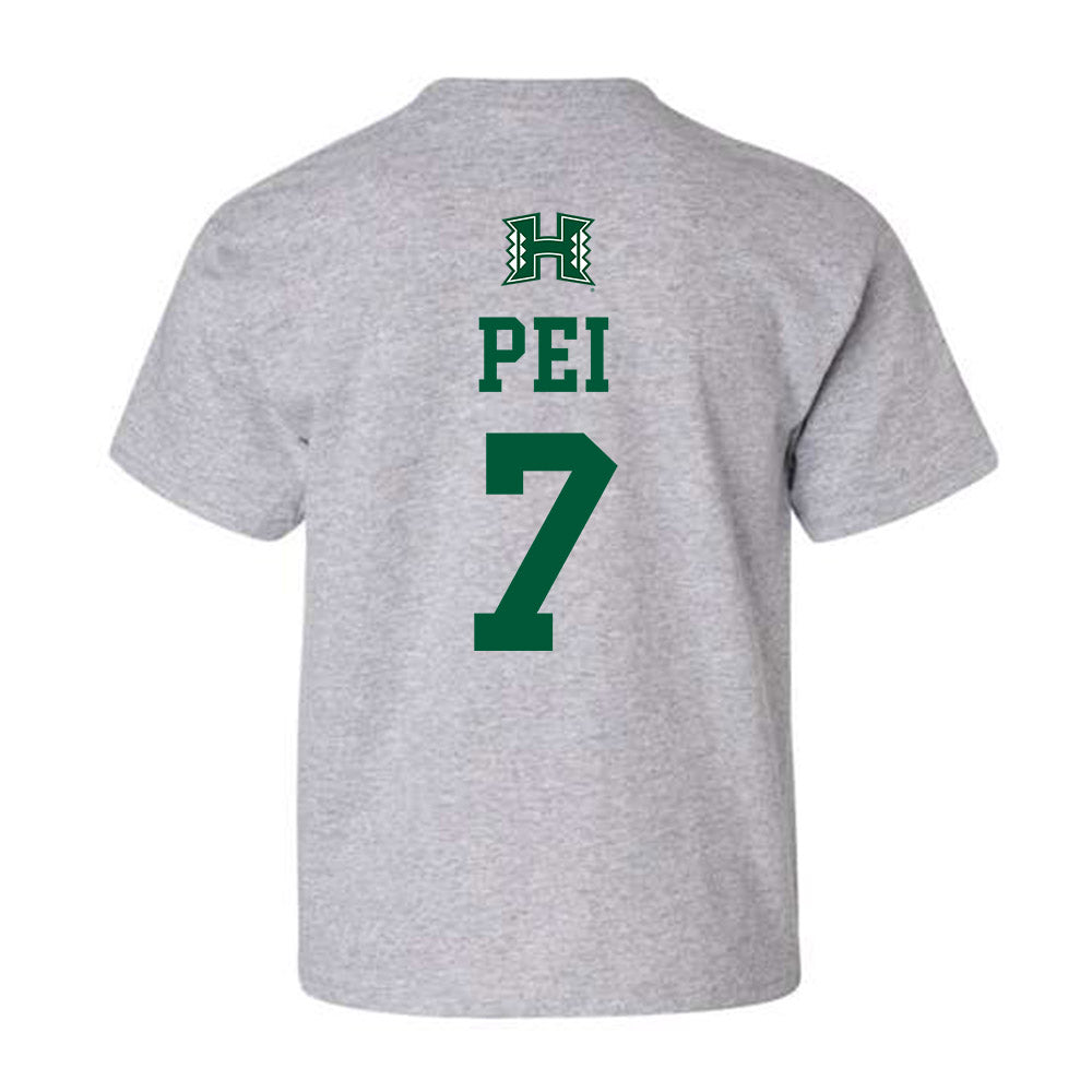 Hawaii - NCAA Football : Meki Pei - Youth T-Shirt