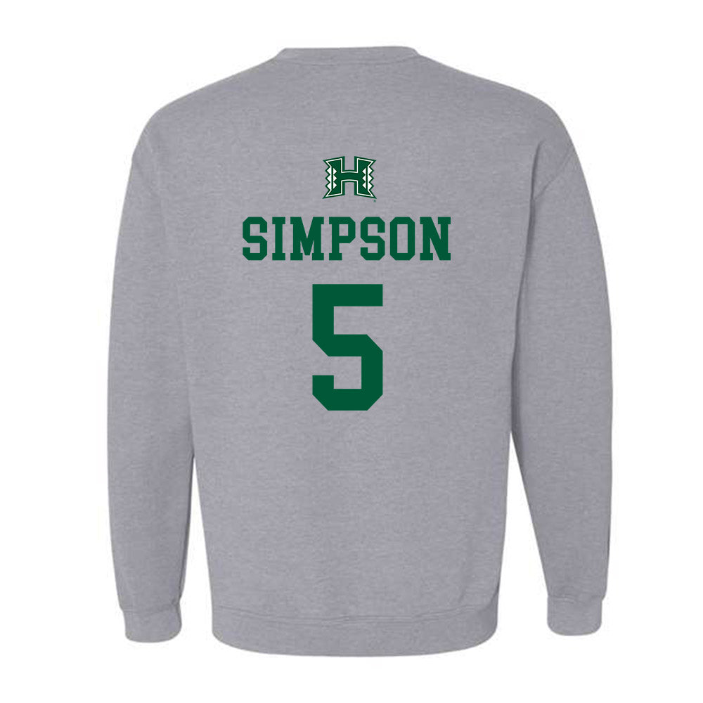 Hawaii - NCAA Women's Soccer : Riley Simpson - Classic Shersey Crewneck Sweatshirt