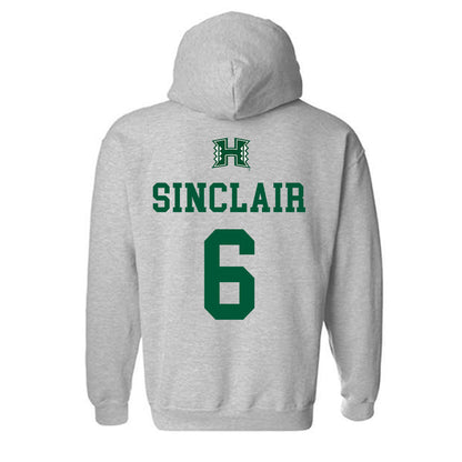 Hawaii - NCAA Football : Justin Sinclair - Hooded Sweatshirt