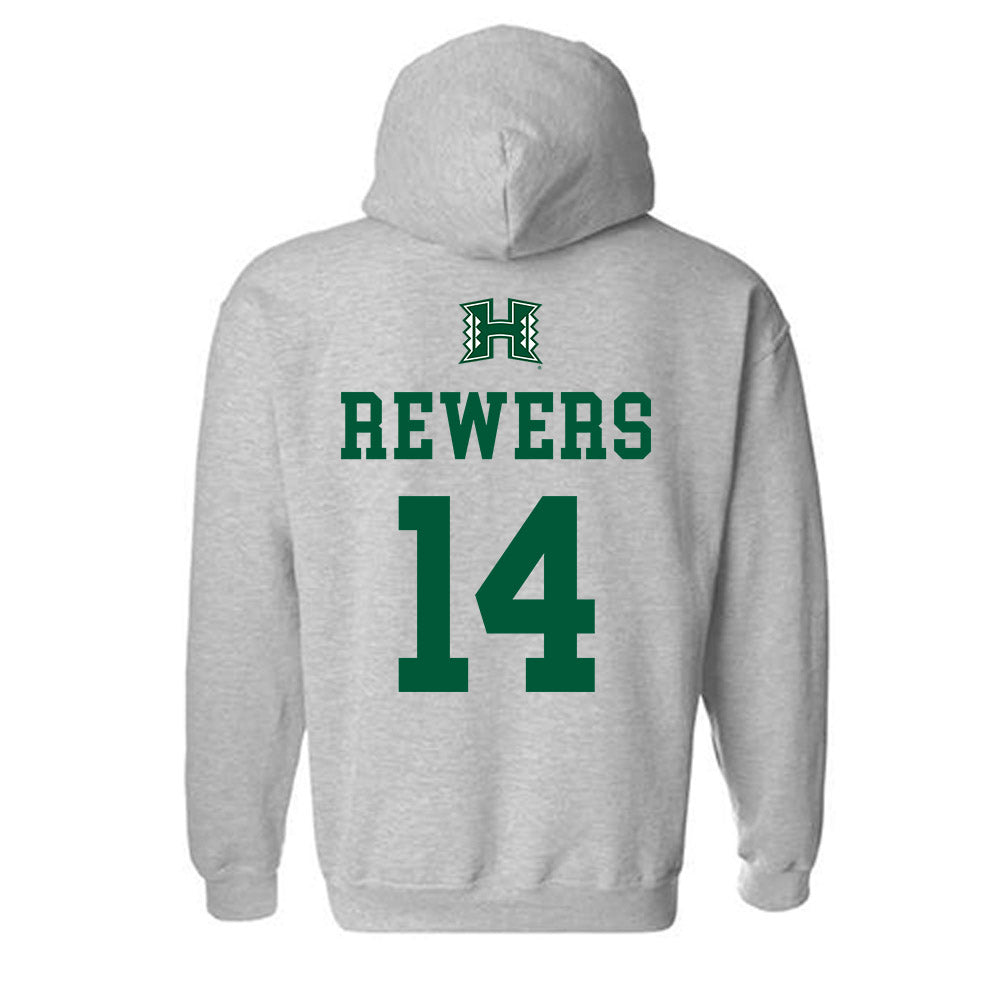 Hawaii - NCAA Women's Basketball : Brooklyn Rewers - Classic Shersey Hooded Sweatshirt-1