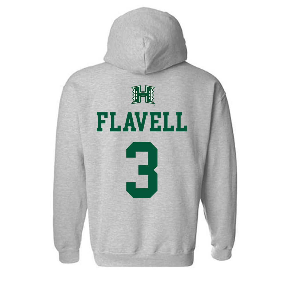 Hawaii - NCAA Women's Basketball : Bailey Flavell - Classic Shersey Hooded Sweatshirt-1