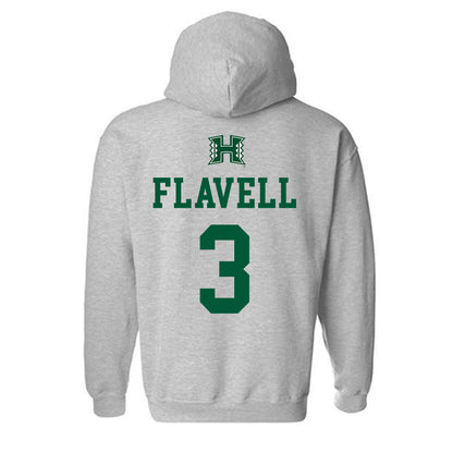 Hawaii - NCAA Women's Basketball : Bailey Flavell - Classic Shersey Hooded Sweatshirt-1