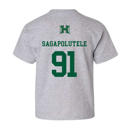 Hawaii - NCAA Football : Joshua Sagapolutele - Youth T-Shirt