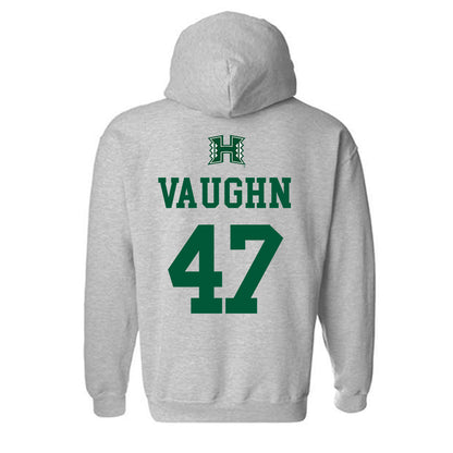 Hawaii - NCAA Football : Christian Vaughn - Classic Shersey Hooded Sweatshirt-1