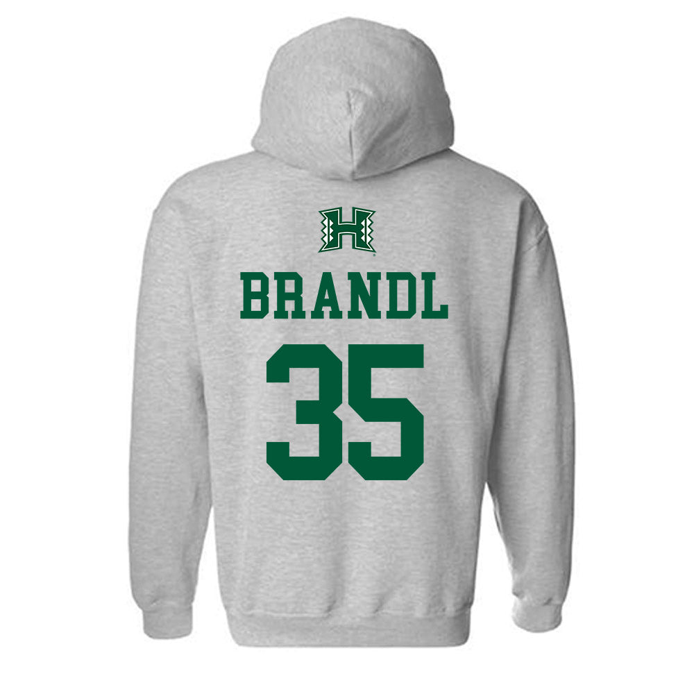 Hawaii - NCAA Softball : Macy Brandl - Classic Shersey Hooded Sweatshirt-1