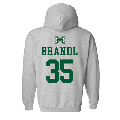 Hawaii - NCAA Softball : Macy Brandl - Classic Shersey Hooded Sweatshirt-1