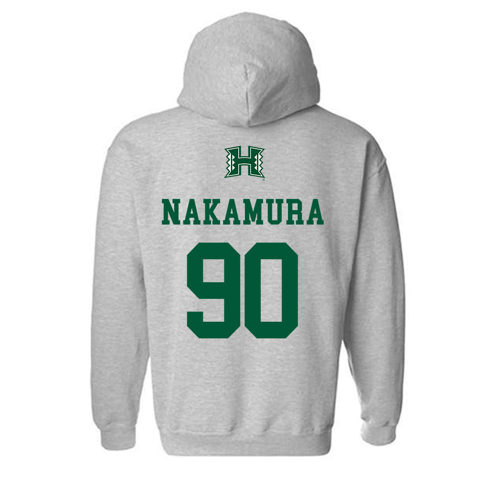 Hawaii - NCAA Baseball : Edgar Nakamura - Classic Shersey Hooded Sweatshirt-1
