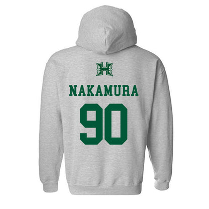 Hawaii - NCAA Baseball : Edgar Nakamura - Classic Shersey Hooded Sweatshirt-1